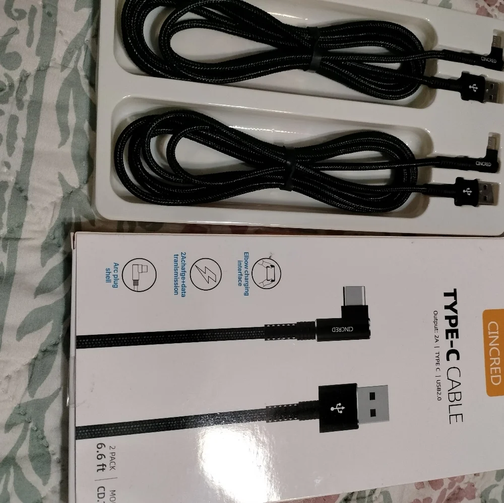 Cable USB y tipo C